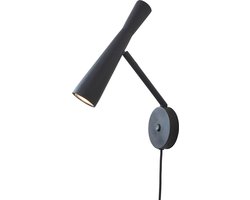 it's about RoMi Wandlamp Bordeaux - Zwart - 10.5x26x34.5cm - Binnen Modern