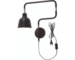 it's about RoMi Wandlamp London - Zwart - 60x16x42cm - Binnen Modern