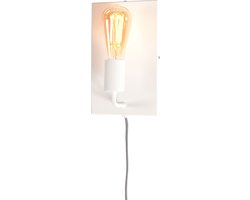 it's about RoMi Wandlamp Madrid - Wit - 15x10x25cm - Binnen Modern