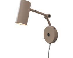 it's about RoMi Wandlamp Montreux - Grijs - 10.5x21.5x18cm - Binnen Modern