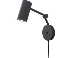 it's about RoMi Wandlamp Montreux - Zwart - 10.5x21.5x18cm - Binnen Modern