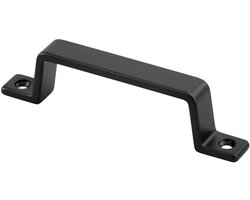 Ivana Meubelgreep Recht Aluminium Mat Zwart Opschroevend 110mm