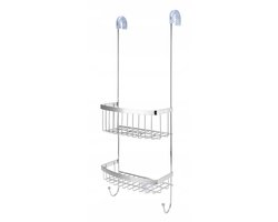 Ivar Doucheplank 2 Niveaus - Verchroomd Staal - Zonder Boren