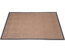 IVOL Schoonloopmat Brush Clean 90x150 cm - Deurmat / Entreemat - Bruin