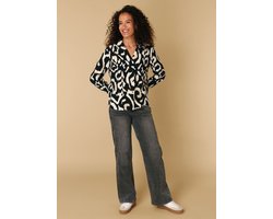 IVY BEAU Riana - Black/Multi-Colour - maat 40