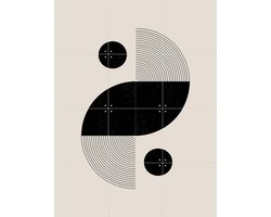 IXXI BaB No.3, The Miuus Studio & Various - 60 x 80 cm - Gratis ophangtool - Grote wanddecoratie en posters - Grafisch Ontwerp, Klassiek, Geometrische