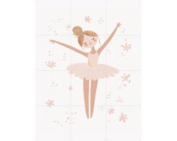 IXXI Ballerina, Treechild & Various - 60 x 80 cm - Gratis ophangtool - Grote wanddecoratie en posters - Cartoonesk, Speels, Grafisch Ontwerp