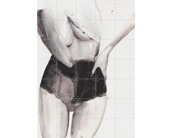 IXXI Dance with me Sugar, Victoria Verbaan - 100 x 140 cm - Gratis ophangtool - Grote wanddecoratie en posters - Illustraties, Mancave