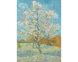 IXXI De roze perzikboom (1888), Vincent van Gogh (1853 - 1890) & Van Gogh Museum - 100 x 140 cm - Gratis ophangtool - Grote wanddecoratie en posters -