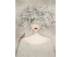 IXXI December, Mirjam Duizendstra - 100 x 140 cm - Gratis ophangtool - Grote wanddecoratie en posters - Grafisch Ontwerp, Surrealisme, Illustraties