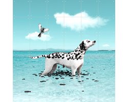 IXXI Ephemeral, Julien Tabet - 120 x 120 cm - Gratis ophangtool - Grote wanddecoratie en posters - Digitale Kunst, Surrealisme, Fotografie, Woonkamer