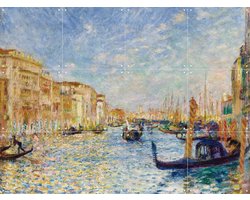 IXXI Grand Canal, Venice, Pierre-Auguste Renoir & Museum of Fine Arts Boston - 80 x 60 cm - Gratis ophangtool - Grote wanddecoratie en posters -