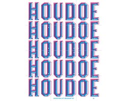 IXXI Houdoe, Studio Boot - 60 x 80 cm - Gratis ophangtool - Grote wanddecoratie en posters - Illustraties, Typografie, Grafisch Ontwerp, Kleurrijk