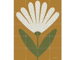IXXI Margriet, Maa-noo - 80 x 100 cm - Gratis ophangtool - Grote wanddecoratie en posters - Kleurrijk, Illustraties, Babykamer, Kinderkamer, Bloemen