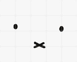 IXXI Nijntje Minimalistisch, Nijntje - 100 x 80 cm - Gratis ophangtool - Grote wanddecoratie en posters - Speels, Illustraties, Cartoonesk