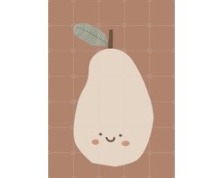 IXXI Per-fect Brown, Little Otja - 100 x 140 cm - Gratis ophangtool - Grote wanddecoratie en posters - Illustraties, Fantasierijk, Cartoonesk