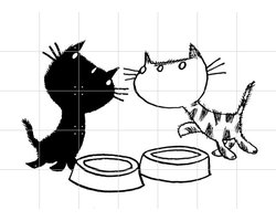 IXXI Pim & Pom 13, Fiep Westendorp - 140 x 100 cm - Gratis ophangtool - Grote wanddecoratie en posters - Illustraties, Cartoonesk, Line art, Speels