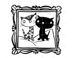 IXXI Pim & Pom 14, Fiep Westendorp - 100 x 100 cm - Gratis ophangtool - Grote wanddecoratie en posters - Illustraties, Babykamer, Kinderkamer, Baby