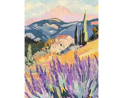 IXXI Purple Hush, Artclaud - 60 x 80 cm - Gratis ophangtool - Grote wanddecoratie en posters - Illustraties, Kleurrijk, Eetkamer, Slaapkamer