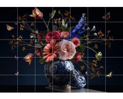 IXXI Royal Beauty, Sander van Laar - 140 x 100 cm - Gratis ophangtool - Grote wanddecoratie en posters - Fotografie, Klassiek, Botanisch, Bloemen