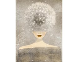 IXXI Summer Coupe, Mirjam Duizendstra - 60 x 80 cm - Gratis ophangtool - Grote wanddecoratie en posters - Digitale Kunst, Illustraties, Grafisch