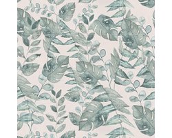 IXXI Watercolour botanical foliage, Bloomery Decor - 80 x 80 cm - Gratis ophangtool - Grote wanddecoratie en posters - Naturalisme, Aquarel