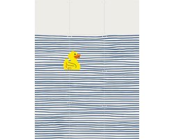 IXXI Yellow Rubber Duck, Little Dean & Various - 60 x 80 cm - Gratis ophangtool - Grote wanddecoratie en posters - Pop art, Illustraties, Minimalisme