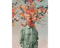 IXXI You smell like Home, Frank Moth - 60 x 80 cm - Gratis ophangtool - Grote wanddecoratie en posters - Digitale Kunst, Surrealisme, Collage