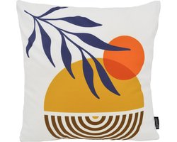 Izze Leaf Kussenhoes | Katoen/Polyester | 45 x 45 cm