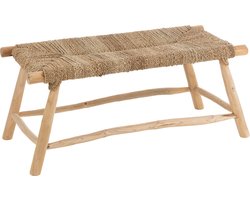 J-Line bank Timo - gras/hout - naturel