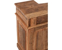 J-Line barkast 2 Lades - gerecycleerd hout - naturel