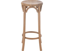 J-Line barkruk Ali - hout - naturel