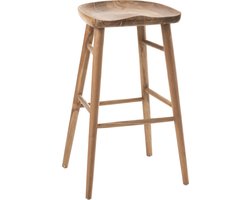 J-Line barkruk Ana - hout - bruin