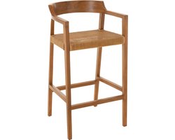 J-Line barstoel Emma - hout - bruin