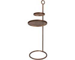 J-Line Bijzettafel - ijzer - brons