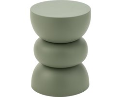 J-Line bijzettafel Lise - ijzer - groen