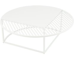 J-Line bijzettafel Outdoor Rond - metaal - wit