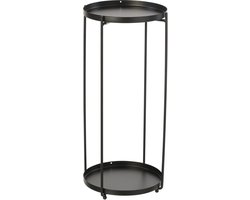 J-Line bijzettafel Rond - ijzer - zwart - large