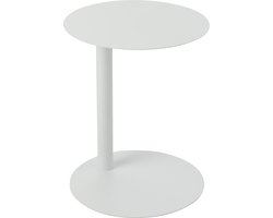 J-Line bijzettafel Rond - metaal - wit