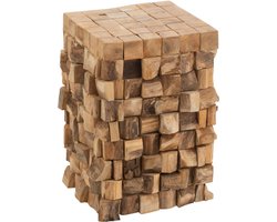 J-Line bijzettafel Stukken - hout - naturel