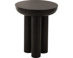 J-Line bijzettafel Trio - hout - zwart