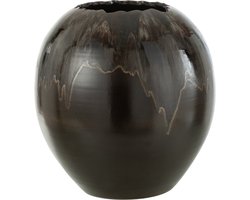 J-Line bloempot - keramiek - bruin - medium - Ø 40 cm