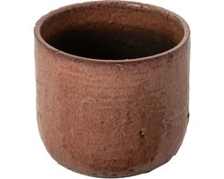 J-Line Bloempot - keramiek - oudroze - large