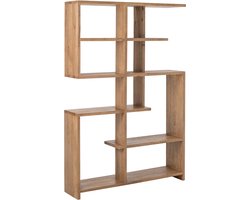 J-Line boekenkast - mangohout - naturel