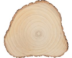 J-Line boomschors Onregelmatig Paulownia - schors - hout - naturel - large