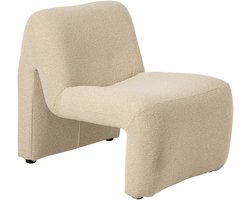 J-Line Chaise longue Margo - multiplex/stof - ecru