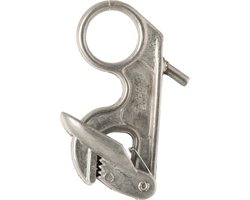 J-Line clip voor tapijt - metaal - zilver