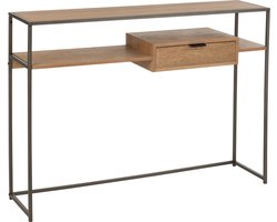 J-Line console 1 Lade - hout/metaal - naturel