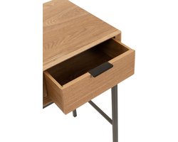 J-Line console 3 Laden - hout/metaal - naturel