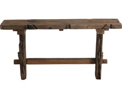 J-Line console Brut - hout - bruin